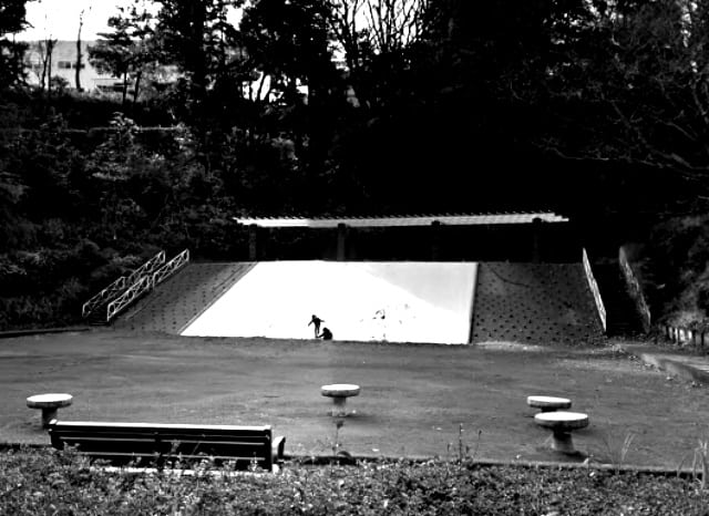 県立三ツ池公園の外観