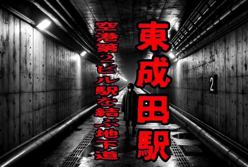 東成田駅と空港第2ビル駅を結ぶ地下道