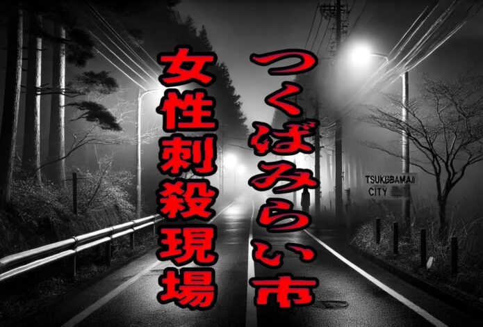 つくばみらい市女性刺殺現場