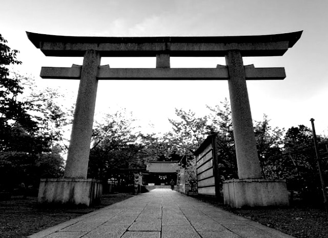 茨城縣護國神社の外観