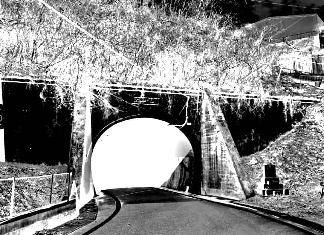 火之谷隧道（炭鉱トンネル）の外観