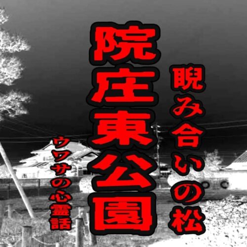 院庄東公園（睨み合いの松）のウワサの心霊話