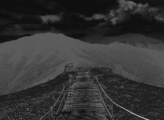 剣山（鶴岩・亀岩）の外観