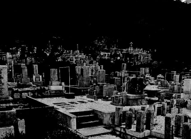 姥ヶ池墓地の外観