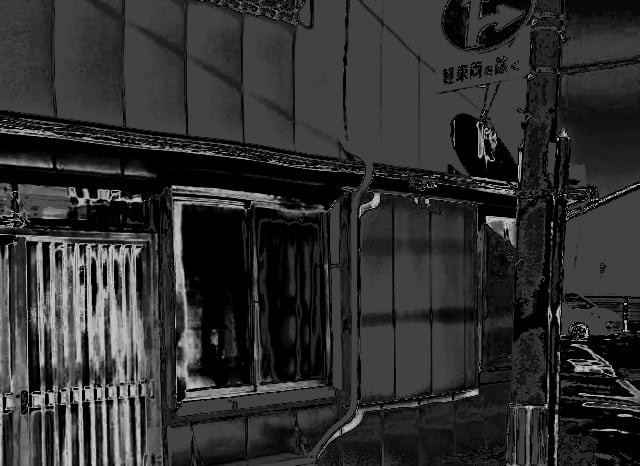 秋田町遊郭跡の外観