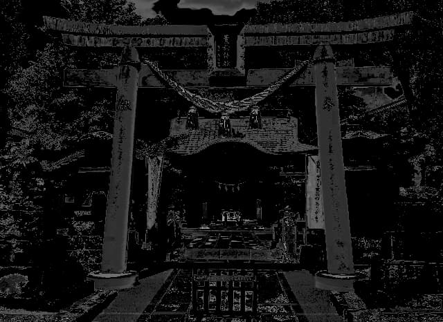 薫的神社の外観