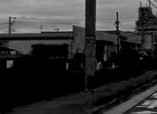 人面電柱の外観