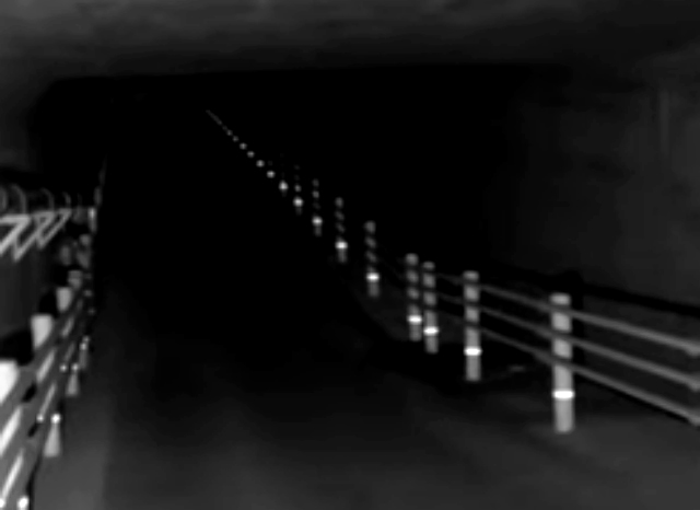 枚方学研ICのアンダーパスの外観