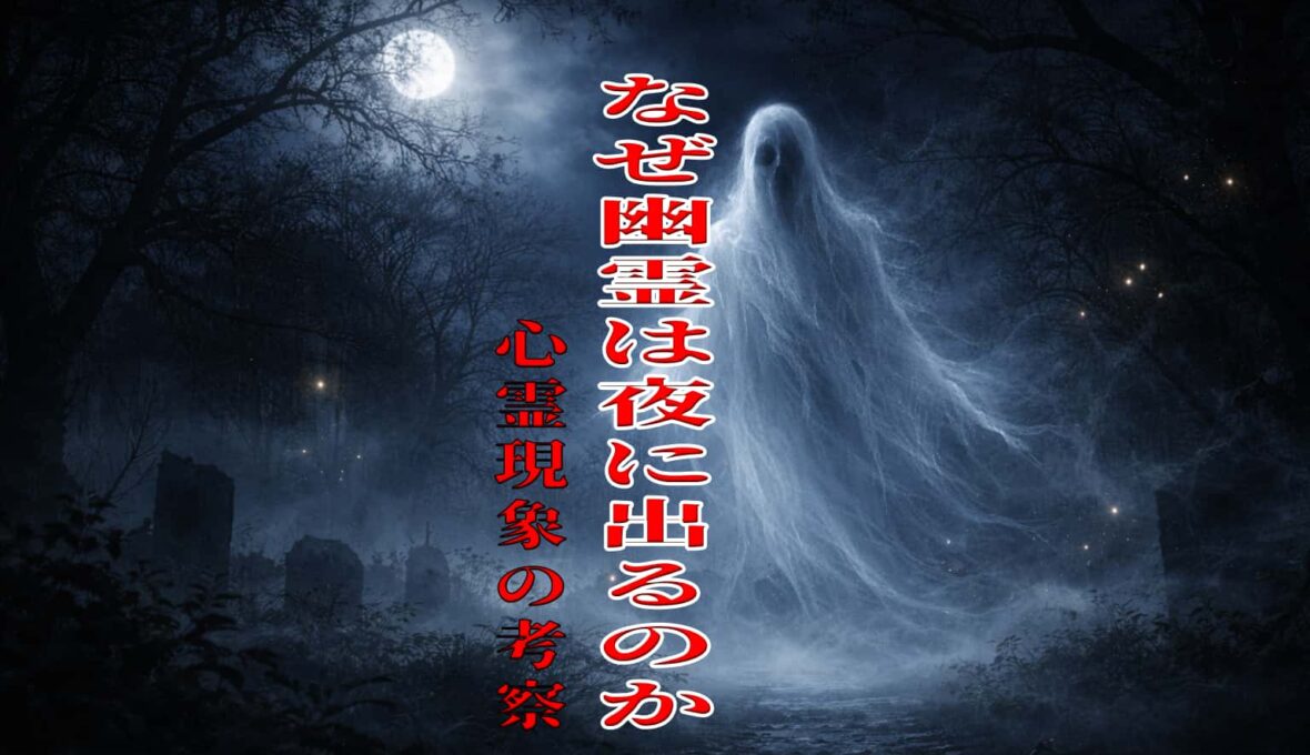 なぜ幽霊は夜に出るのか、心霊現象の考察