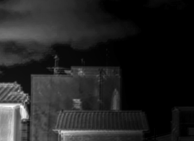 三津屋の廃墟の外観