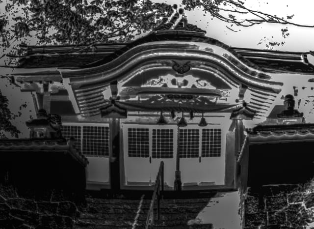 住吉平田神社の外観