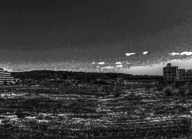 八尾空港のエプロン跡地