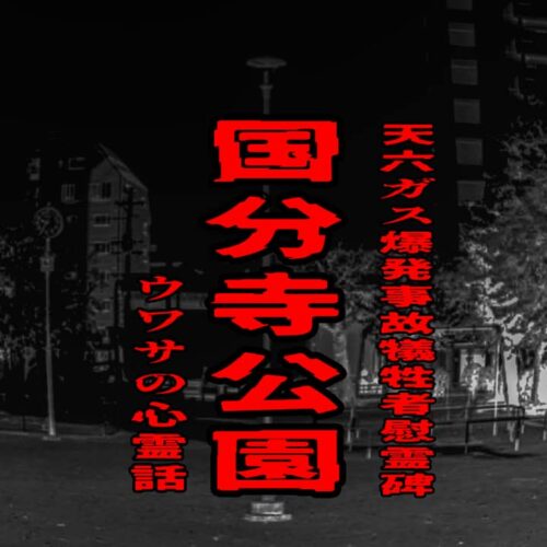 国分寺公園（天六ガス爆発事故犠牲者慰霊碑）のウワサの心霊話