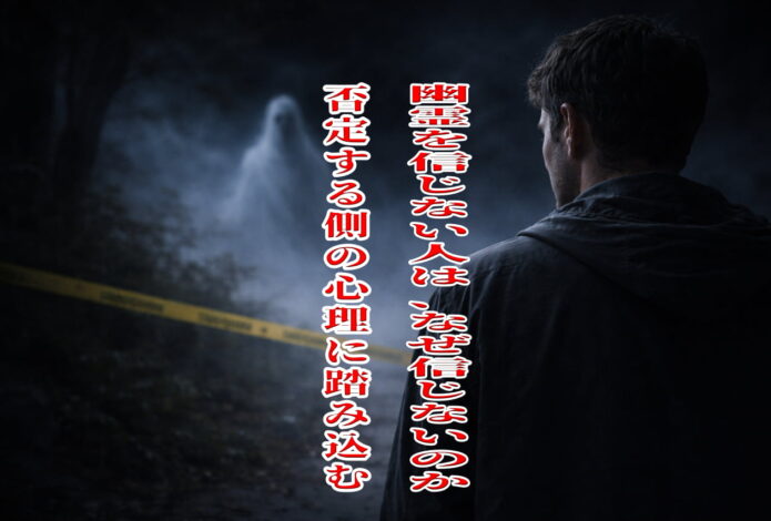 幽霊を信じない人は、なぜ信じないのか ― 否定する側の心理に踏み込む ―