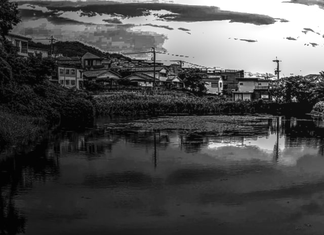 日下新池（孔舎衙健康道場跡）の外観