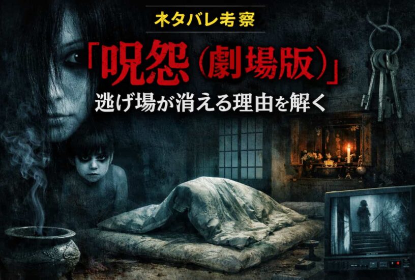 ネタバレ全開考察『呪怨（劇場版）』｜この映画が“逃げ場”を消していく理由