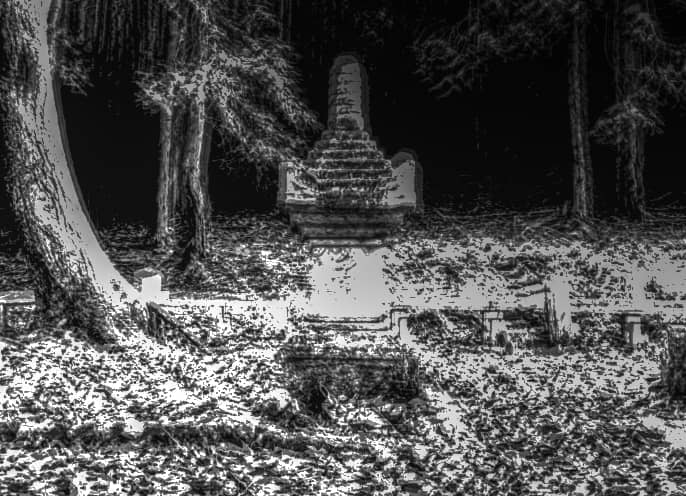 名月姫墓所の外観