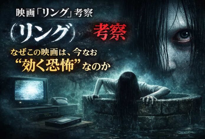 映画『リング』考察｜なぜこの映画は、今なお“効く恐怖”なのか