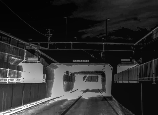 野代地下道の外観