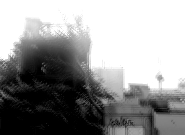 首吊り廃墟の外観