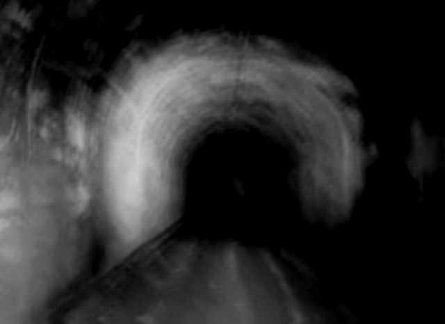 烏原貯水池のトンネルの外観