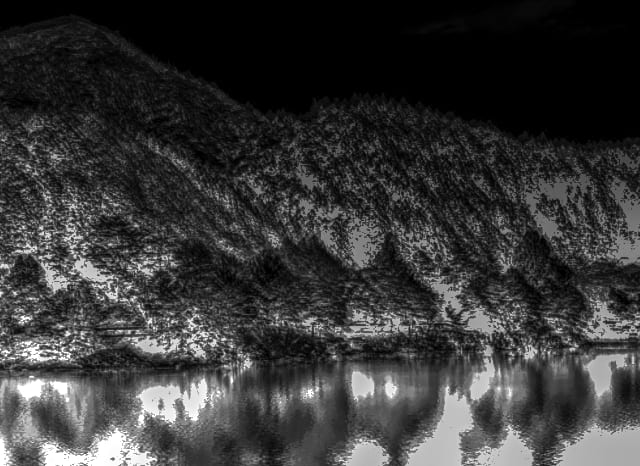 生野ダム（銀山湖）の外観